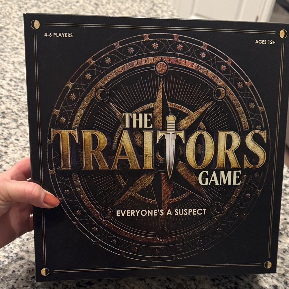 The Traitors Game - Black and Gold Board Game